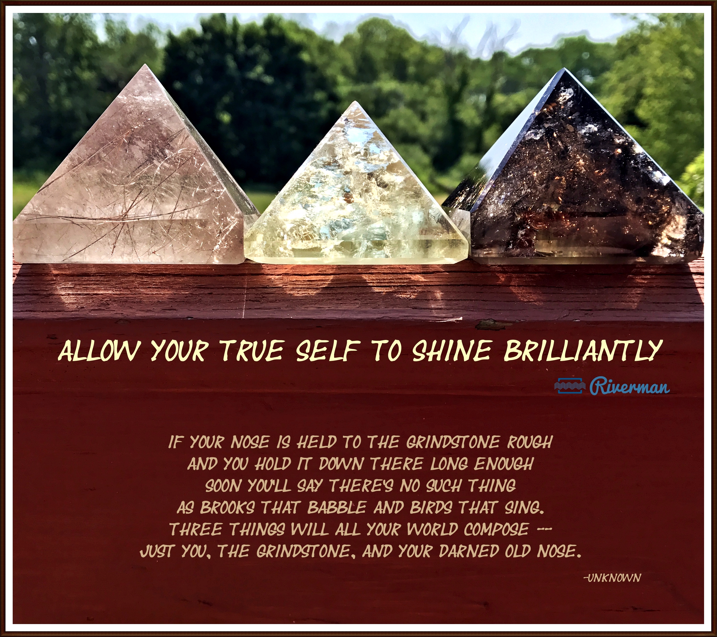 Shine Brilliantly (framed)